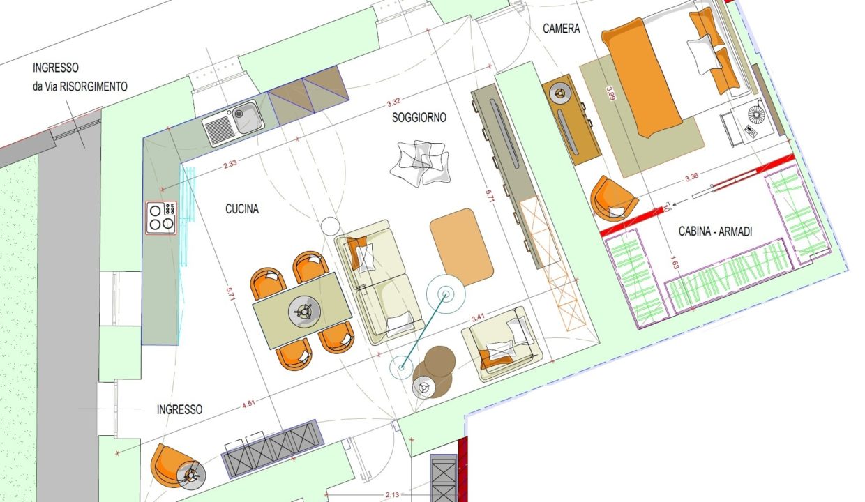 Alloggio 1 piabno terreno € 187.000,00