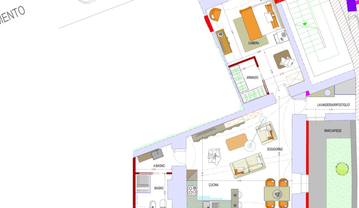 Alloggio 2 piano terreno € 187.000,00